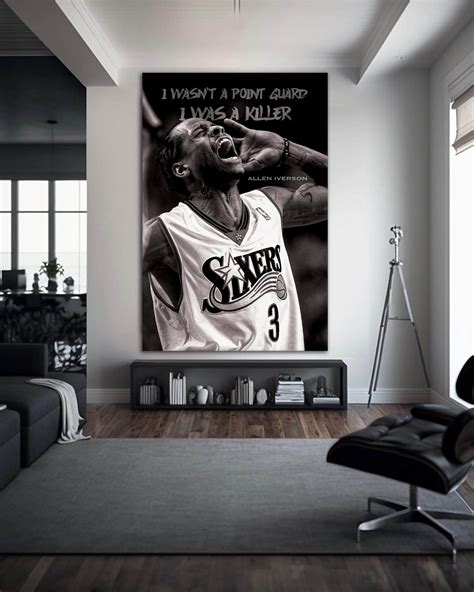 Allen Iverson Motivational Quotes Wall Art Canvas - Etsy