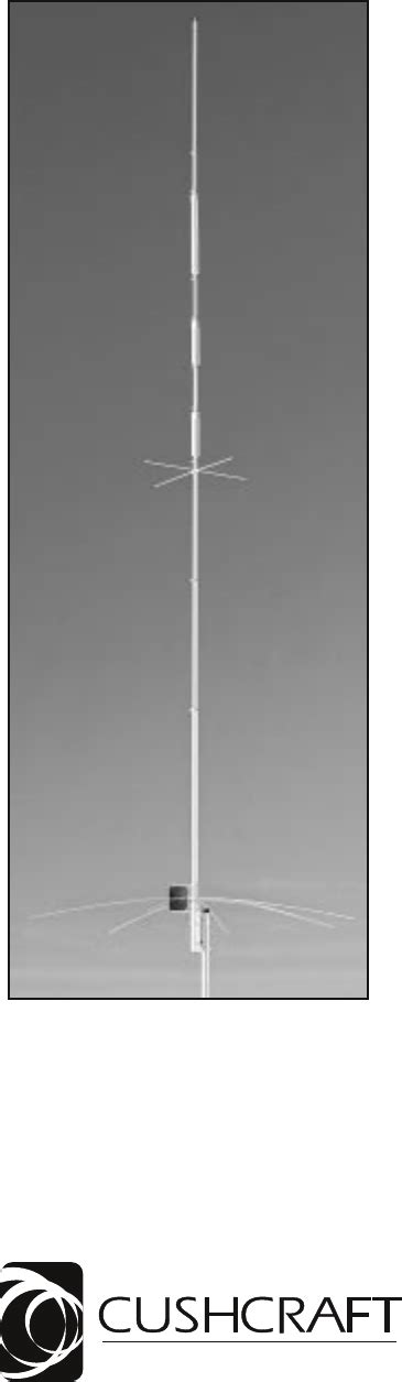 CUSHCRAFT R7000 Antenna Assembly and installation instructions manual PDF View/Download