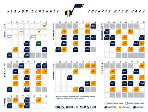 Jazz 2018-19 schedule starts tough but has a favorable ending - The ...