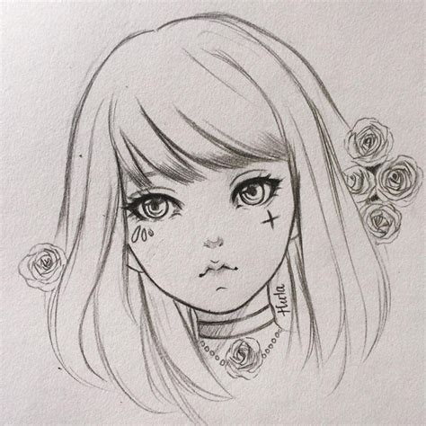 Anime Pencil Drawing Pic