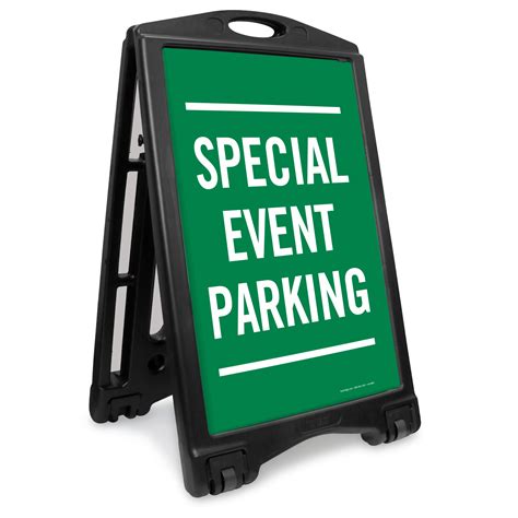 Special Event Parking Sidewalk Sign, SKU: K-Roll-1154