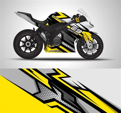 Motorcycle vinyl sticker 962863 Vector Art at Vecteezy