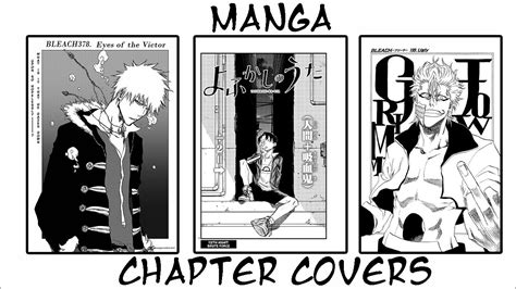 Manga Chapter Covers are cool. - YouTube