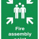 Fire Assembly Point Sign | Outdoor Safety Signs | Morsafe UK