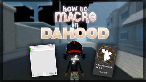 how to MACRO in DAHOOD - YouTube