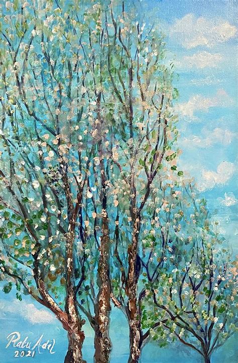 Spring Painting by Ratu Adil - Fine Art America