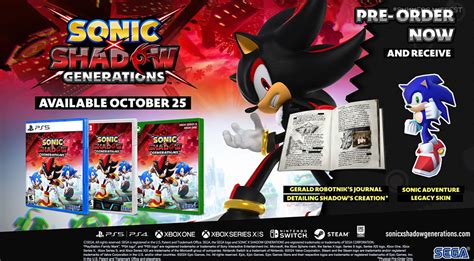 Sonic X Shadow Generations Preorders Are Live, Includes Doctor Robotnik's Journal - Blog ...