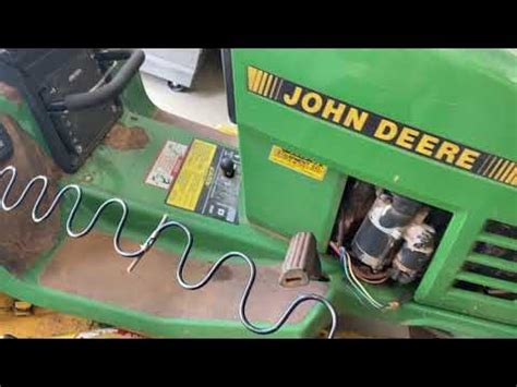 HOW TO REPLACE BELTS ON JOHN DEERE STX38 YELLOW DECK - YouTube