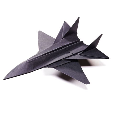 Origami Paper Jet Fighter Sukhoi Su-35 - Paper Crafts 1101 | Paper ...