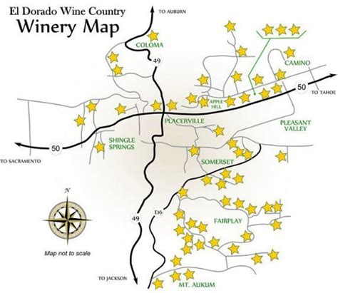 el dorado winery map | Sierra Foothills Wine Country | Pinterest