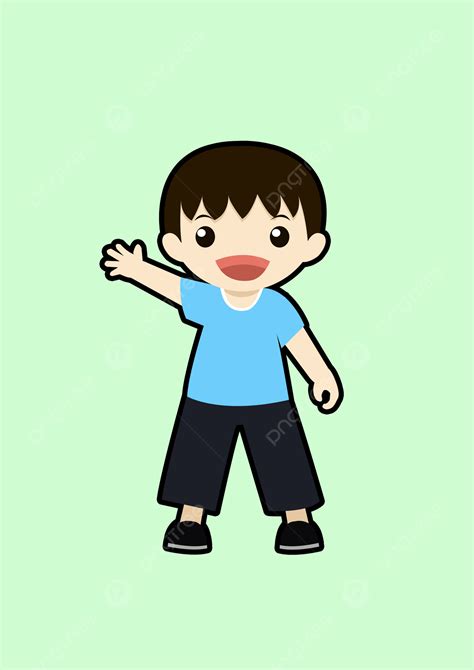 Boy Flat Clipart Hd PNG, Flat Style Cartoon Boy, Cartoon, Boy, Flat PNG Image For Free Download