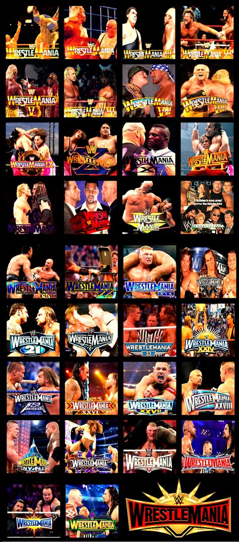 Wwe Main Events In Order - Lian Rosaline