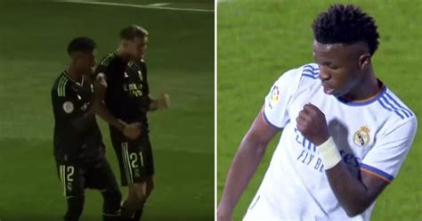 Academy players show support for VInicius Jr with special goal celebration - Football | Tribuna.com