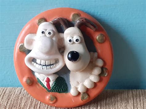 Wallace and Gromit in Porthole of Rocket from Grand Day Out | Etsy