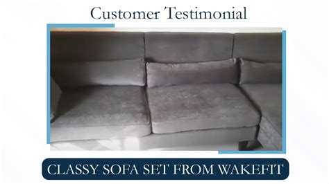 Wakefit L-Shape Sofa Set Review | Classy Sofa Set on a Budget | Wakefit ...