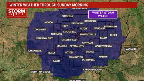 Snow in the forecast for St. Louis this weekend, here's how much we may ...