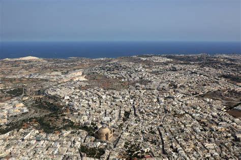 Aerial View of Malta Island Stock Photo - Image of horizon, view: 46045812