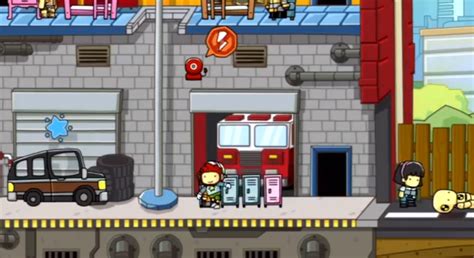 "Scribblenauts Unlimited" Walkthrough: Capital City Firehouse and The Virgule Gallery - LevelSkip