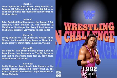 WWF Wrestling Challenge Monthlies