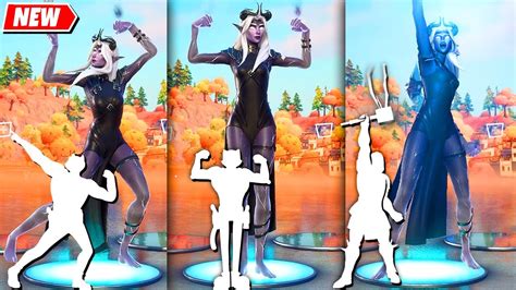 Fortnite Etheria Skin doing all Built-In Emotes!.. - YouTube