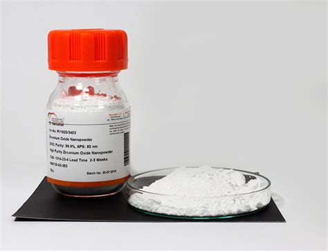 Zirconia Nanopowder High Purity Less Price Fast Delivery