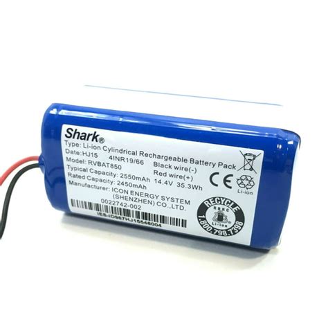 Shark Ion Robot Vacuum Battery - GENUINE - 2600mah RVBAT850 - Walmart.com