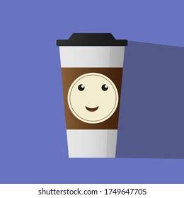 Cute Cartoon Character Coffee Cup Vector Stock Vector (Royalty Free) 2273450495 | Shutterstock
