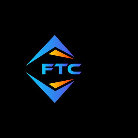 FTC abstract technology logo design on Black background. FTC creative initials letter logo ...