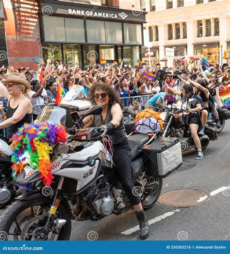 NYC LGBTQ Pride Parade on 5th Ave in Manhattan, New York on June 26 ...