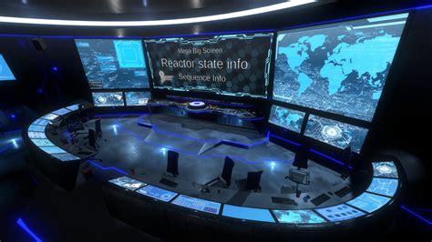 ArtStation - Command center on a space station.