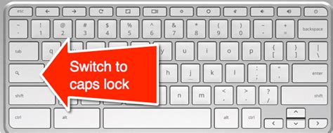 Chromebook: Caps Lock Key - Teacher Tech