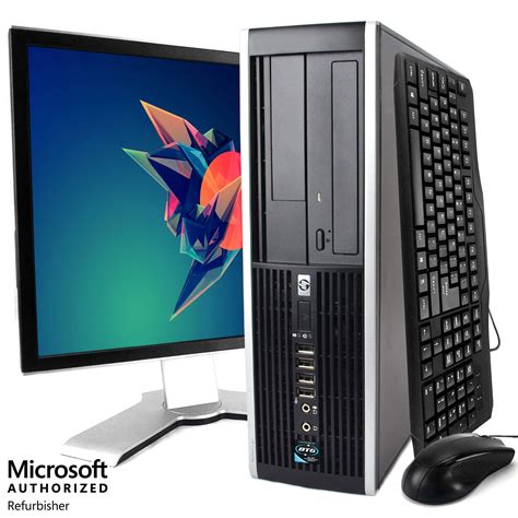 HP Desktop Computer Intel I5 8GB RAM 500GB Windows 10 20in Monitor Kit - Walmart.com