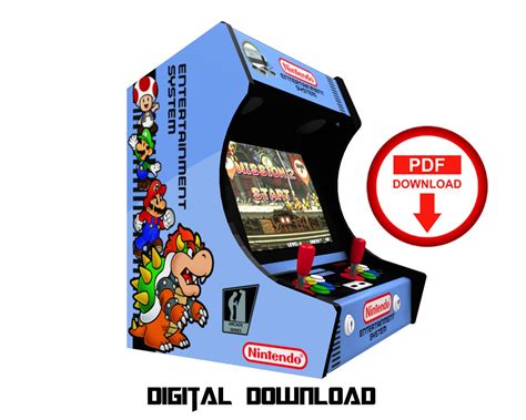 Mario Bros Arcade Cabinet Machine Artwork Graphics Vinyl, Arcade ...