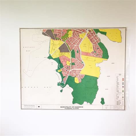 Original 1977 planning map of Randwick. Huge and fascinating. It ...