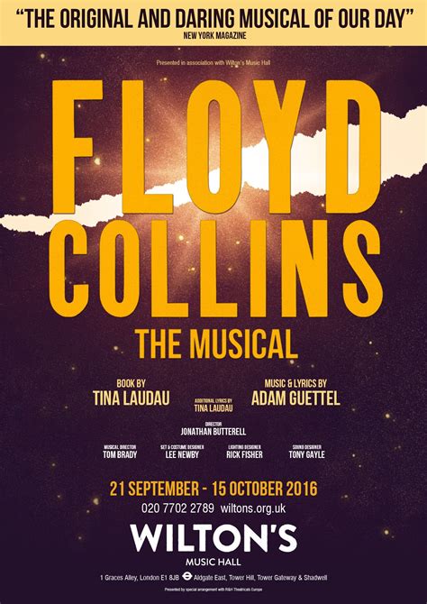 WIN TICKETS! FLOYD COLLINS – THE MUSICAL AT WILTON’S MUSIC HALL - To Do List