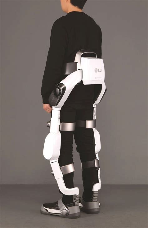 Back view of LG SuitBot | Wearable robots, Medical technology, Wearable ...