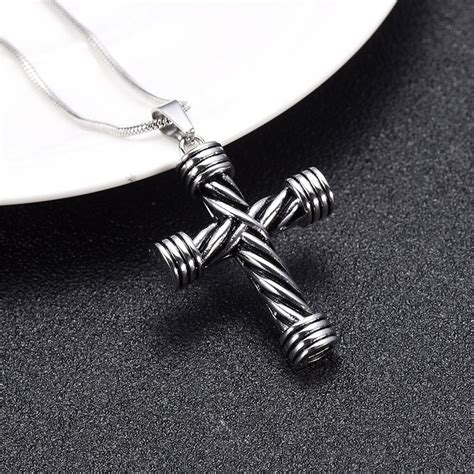 Personalized Cross Urn Cremation Jewelry for Ashes Ashes Necklace for ...