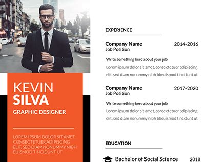 Resume Design Free Infographic Projects | Photos, videos, logos ...