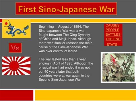 First sino japanese war