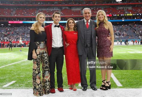 Angela Macuga and Atlanta Falcons owner Arthur Blank pose with family... News Photo - Getty Images