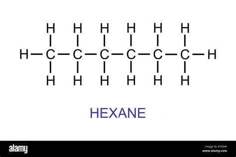 Hexane molecule hi-res stock photography and images - Alamy