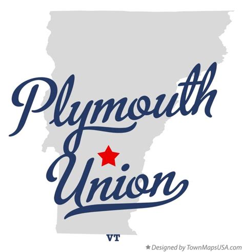 Map of Plymouth Union, VT, Vermont