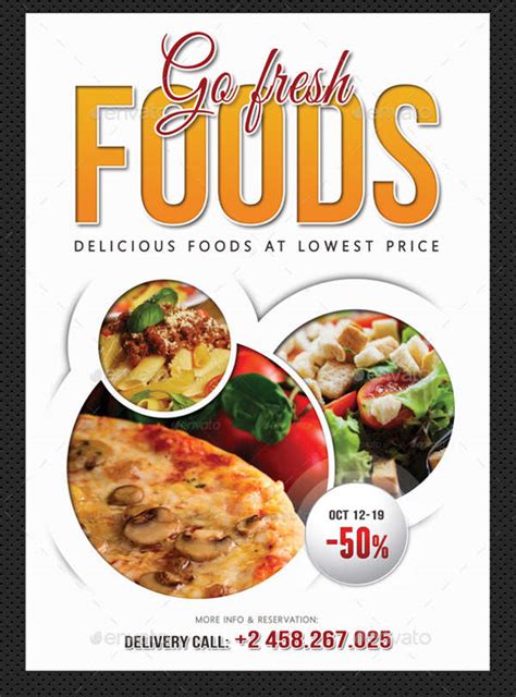 Food Poster Design Templates Free Download – Goresan