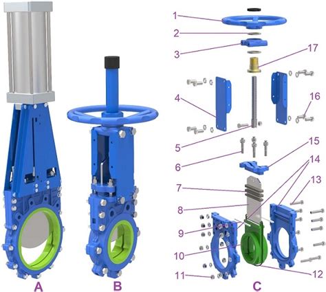 Polyurethane Lined Knife Gate Valves - MP Series