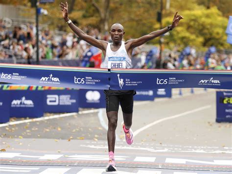 NYC marathon: Evans Chebet and Sharon Lokedi win in their debuts : NPR