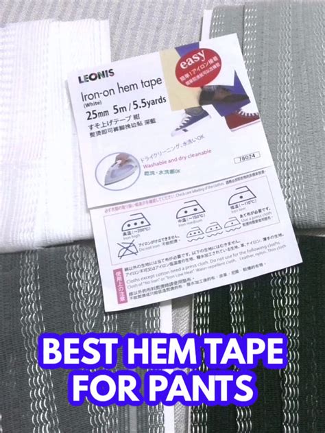 Best Hem Tape For Pants