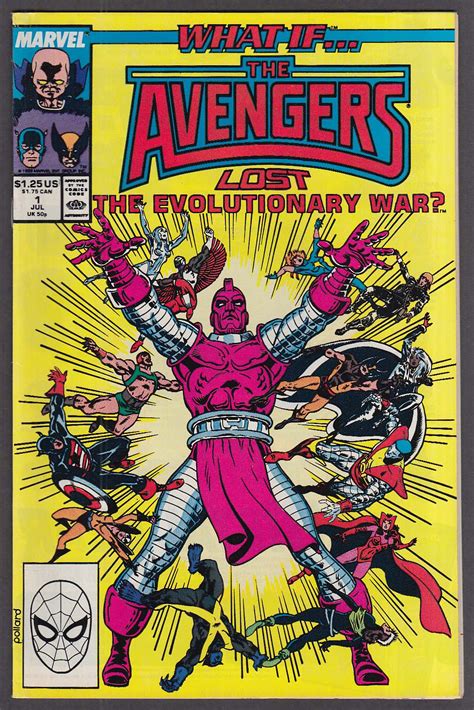 WHAT IF?? Vol 2 #1 Marvel comic book 7 1989 Avengers Lost Evolutionary War