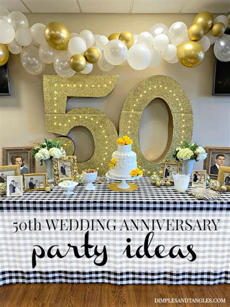 50TH WEDDING ANNIVERSARY PARTY IDEAS | 50th wedding anniversary party ...