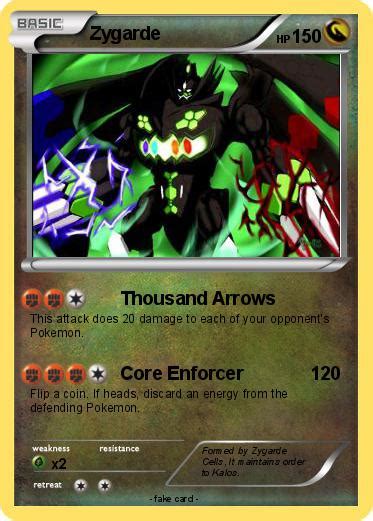 Pokémon Zygarde 756 756 - Thousand Arrows - My Pokemon Card