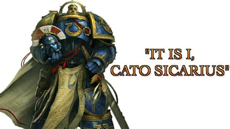 40 Facts & Lore on Cato Sicarius Warhammer 40k - YouTube